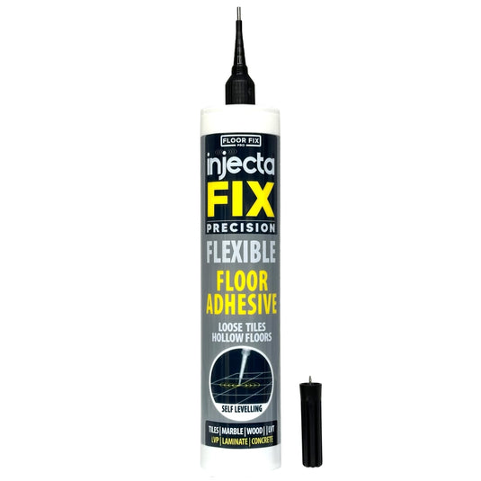 Injectafix Pro -300ml  - Extra Strength Bonding Adhesive with All-in-One Micro Precision Injector Kit - Floor Fix Pro Loose Tile & Hollow Floor Adhesive
