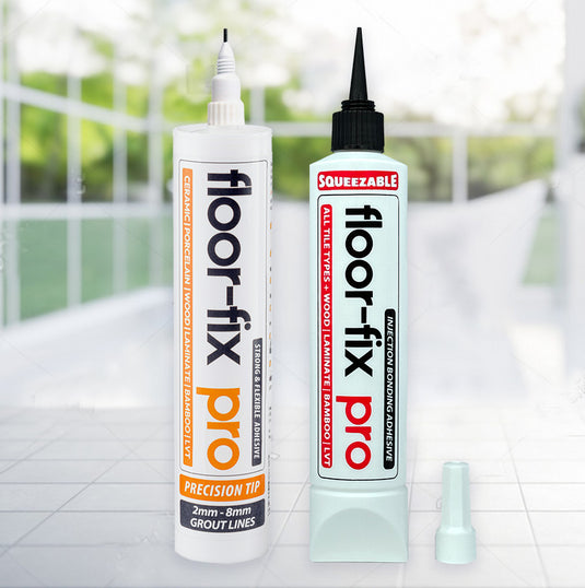  Floor-Fix Pro Product range for fixing loose tiles and hollow floors