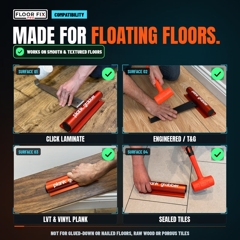 Load image into Gallery viewer, Plank Grabber™ Floor Gap Fixer Tool — Includes Spare Suction Pad
