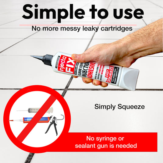 Injectafix Easy Squeeze 300ml Extra Strength Bonding Adhesive with Easy Squeeze System - Floor Fix Pro Flooring Adhesives
