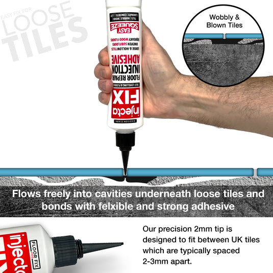 Injectafix Easy Squeeze 300ml Extra Strength Bonding Adhesive with Easy Squeeze System - Floor Fix Pro Flooring Adhesives