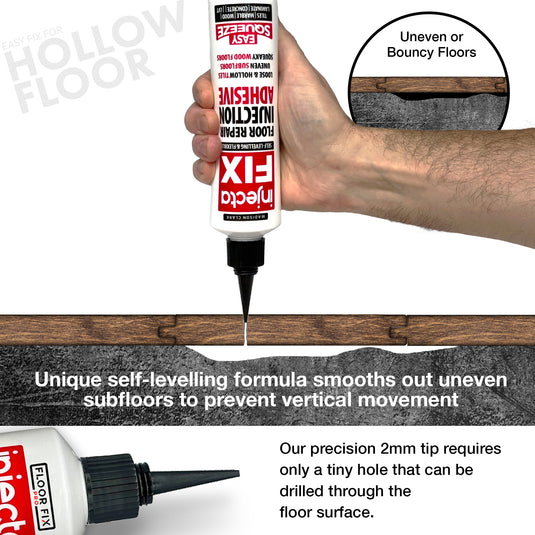 Injectafix Easy Squeeze 300ml Extra Strength Bonding Adhesive with Easy Squeeze System - Floor Fix Pro Flooring Adhesives