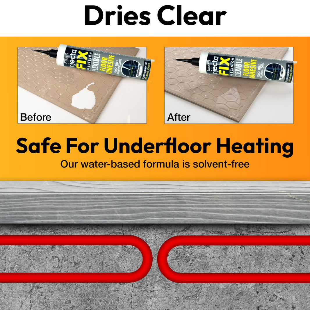 Fix a floor with Injectafix Precision -300ml | Fix for Loose Tiles