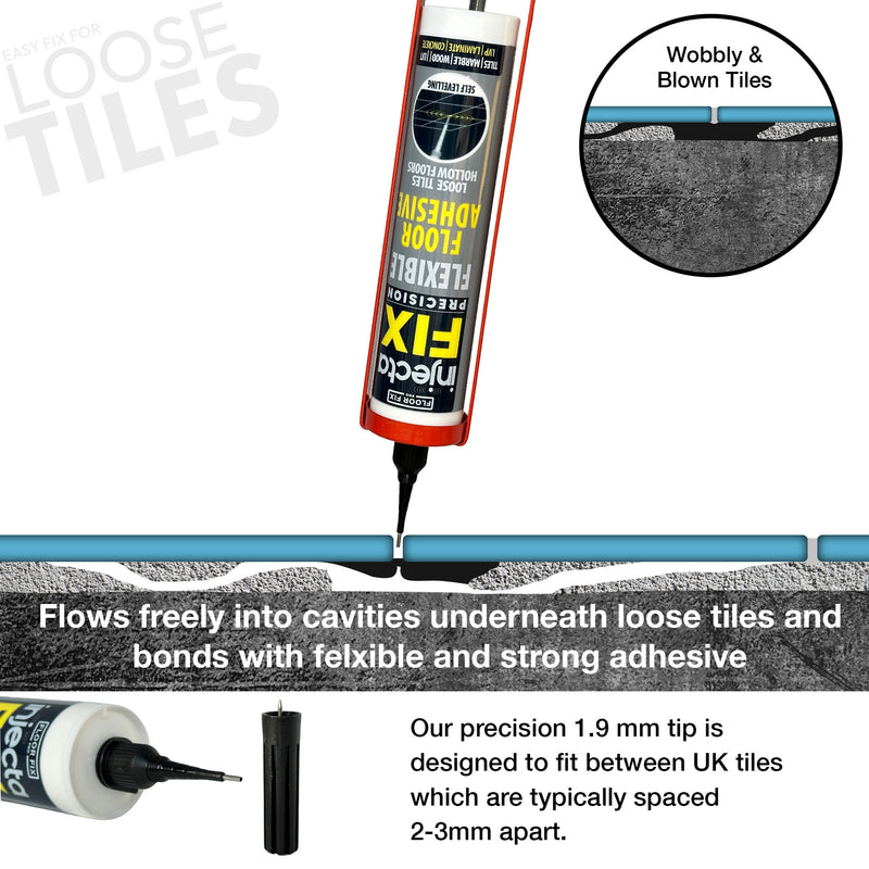 Load image into Gallery viewer, Injectafix Precision -300ml - Floor Fix Pro Loose Tile &amp; Hollow Floor Adhesive
