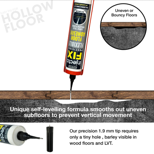 Fix a floor with Injectafix Precision -300ml | Fix for Loose Tiles