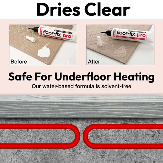 How to use Foor-Fix Pro on a floor with underfloor heating