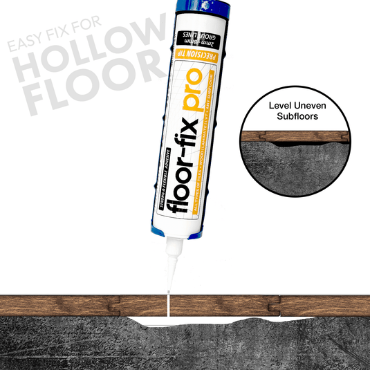 Floor-Fix Pro for ficing hoolow floors with self levelling adhesive