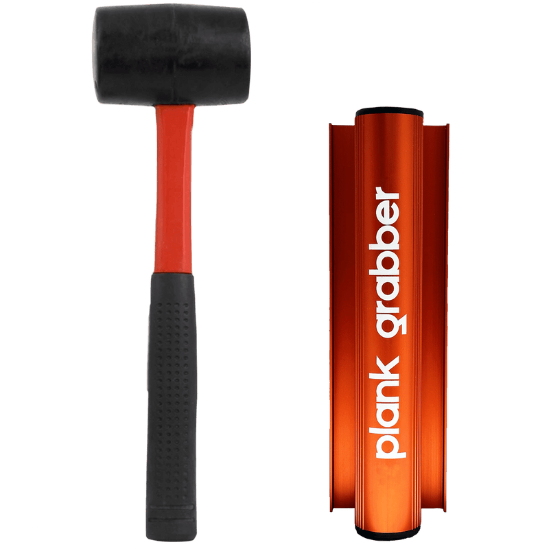 Load image into Gallery viewer, Floor Fix Pro Plank Grabber Plank Grabber is a tool for fixing gaps in floating floors. It features a &quot;Magic Grip Strip&quot; that sticks to the plank you want to move using nano-suction and without leaving any sticky residue. Plank Grabber can be used to fix
