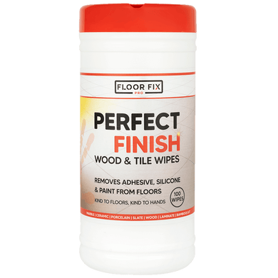 Floor Fix Pro Perfect Finish Wipes We designed these wipes speicifically for clearing up the excess from using Click Lube, Groove Gasket and Floor-Fix Pro. These wipes are tough on residue but kind to your hands. Contains 100 wipes. Perfect Finish Wipes W